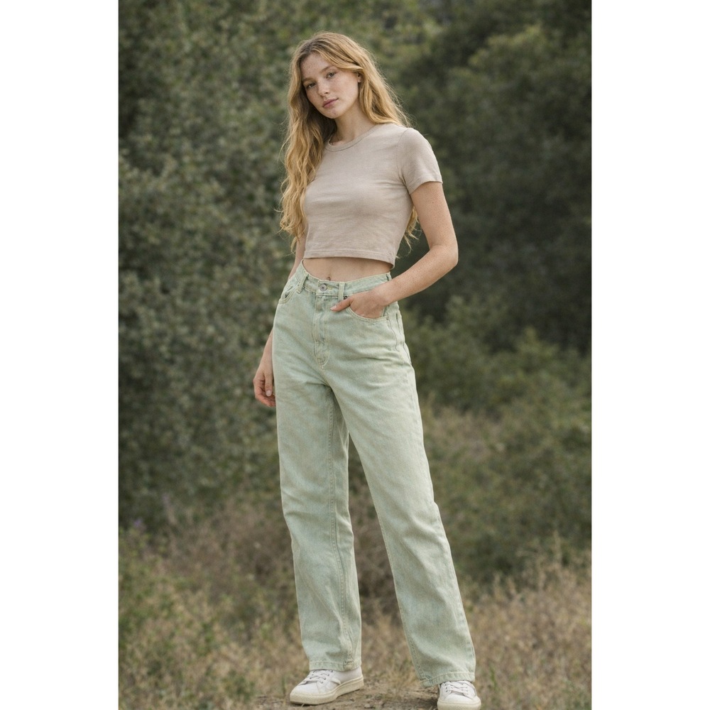 BDG Boyfriend Jeans Lit Green High Waist Women 30x32 Scandi Cottagecore granola